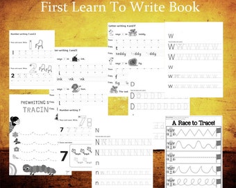 My First Learn To Write Book