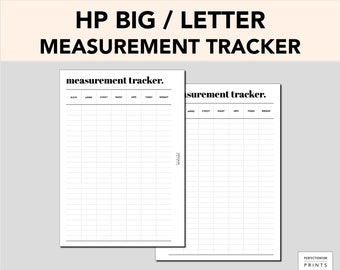 LETTER / HP BIG Measurement Tracker