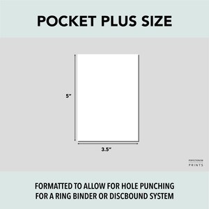 Pocket PLUS RINGS Color-In Weight Tracker // Weight Loss Pictograph image 4