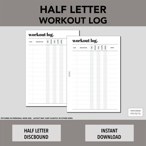 HALF LETTER Fitness Bundle image 2