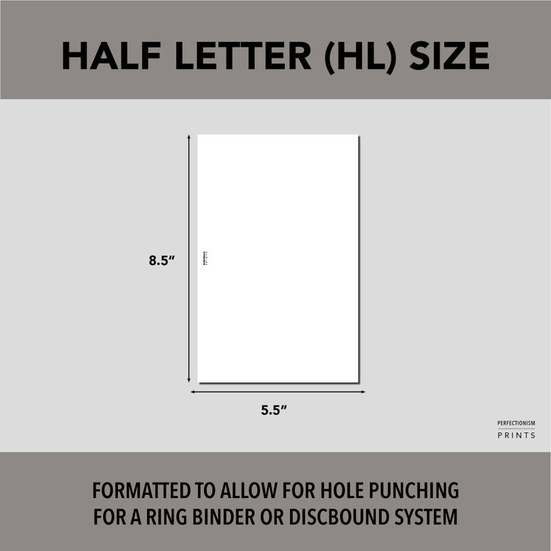 HALF Letter Waiting on List PRINTABLE Planner Insert List to Etsy