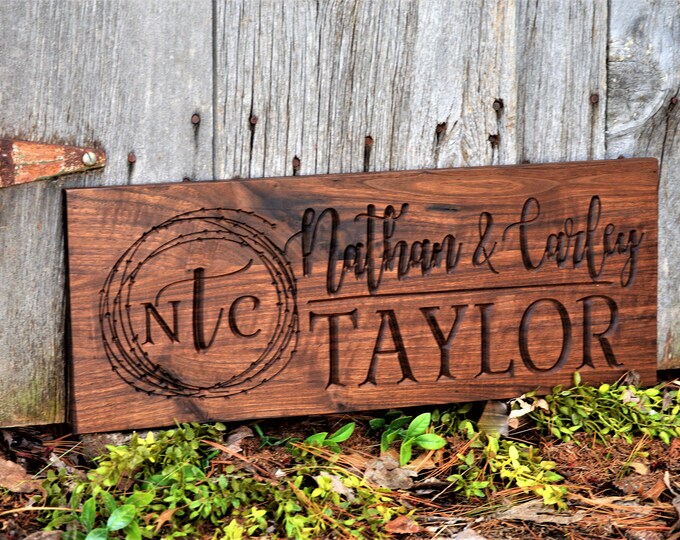 Outdoor Custom Wood Signs Custom Wood Sign Custom Wood Sign Etsy