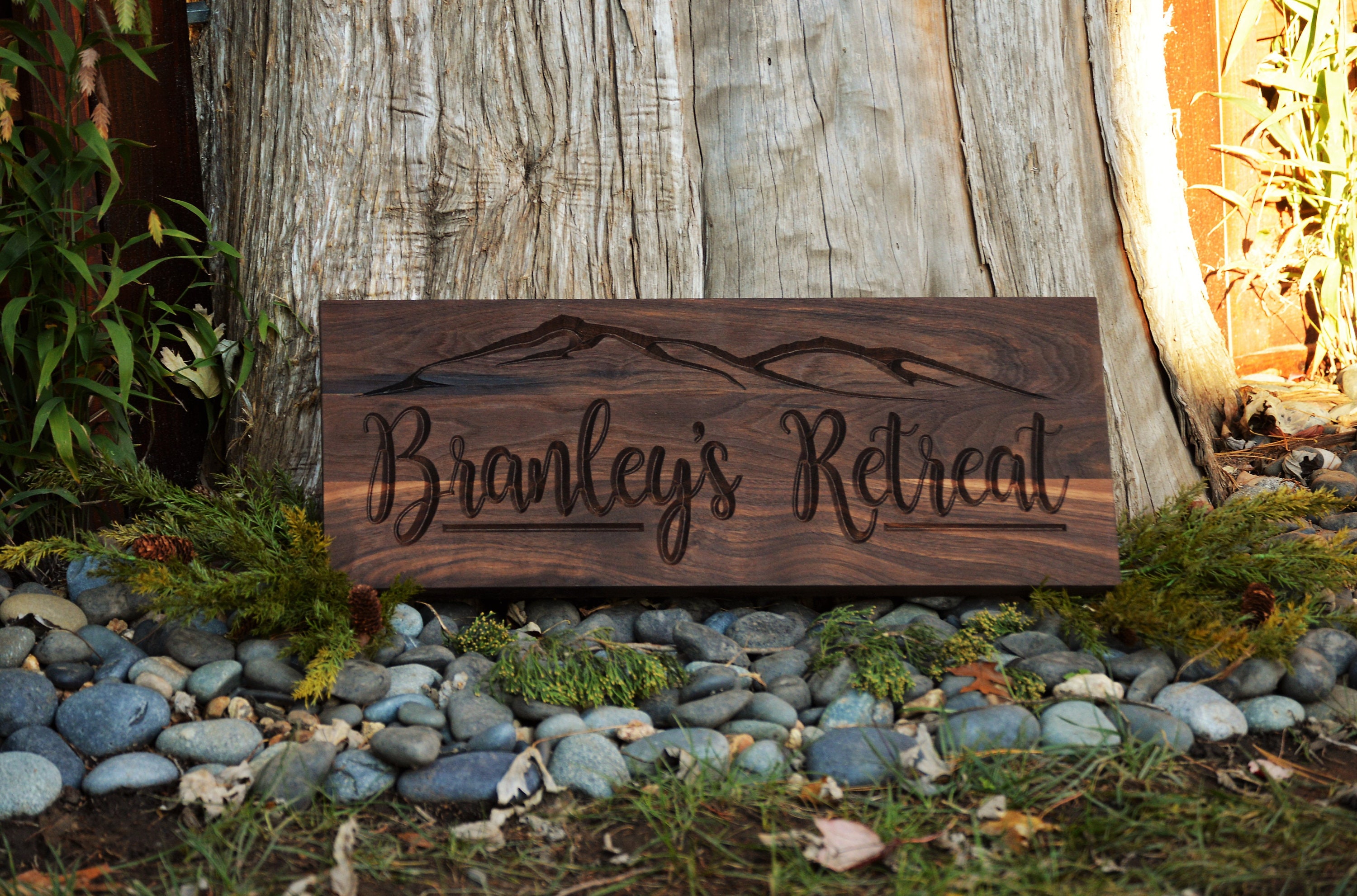 Address Wood Sign/Address Wooden Yard Sign Custom Address Etsy