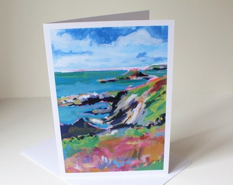 A5 St Non's Bay Greeting Card