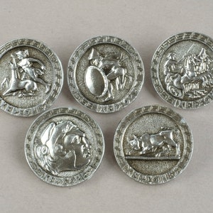 Vintage pins, Souvenir Pins, Collectible aluminum pins, Ancient city