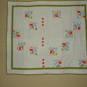Baby Quilt, Dinosaurs Quilt, Baby Blanket, Child&#39;s Quilt