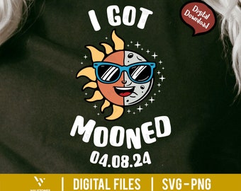 J'ai la lune SVG, Svg éclipse totale de soleil, 8 avril 2024 Svg, éclipse solaire rétro, éclipse solaire 2024, éclipse solaire chemise Svg, Svg astronomie