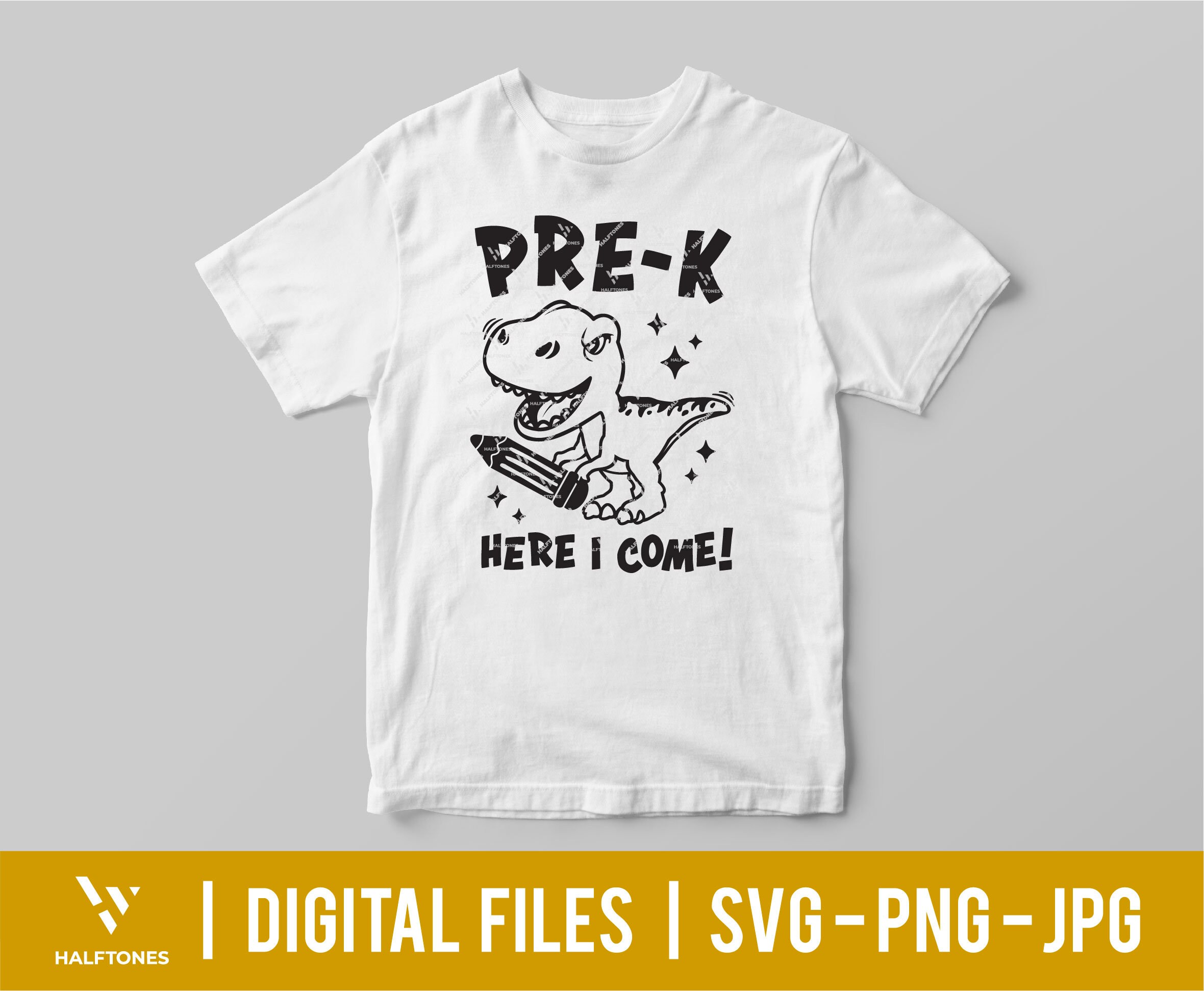 Pre-k Here I Come Dino Svg, Back to School Svg, Pre Kindergarten Svg ...