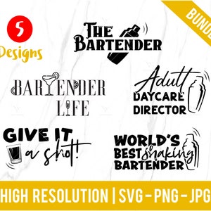 Der beste Barkeeper der Welt, der beste Barkeeper der Welt, lustiges Design für Sie und Ihn, süßes Geschenk für Erwachsene | Sofortiger Download als digitale Datei