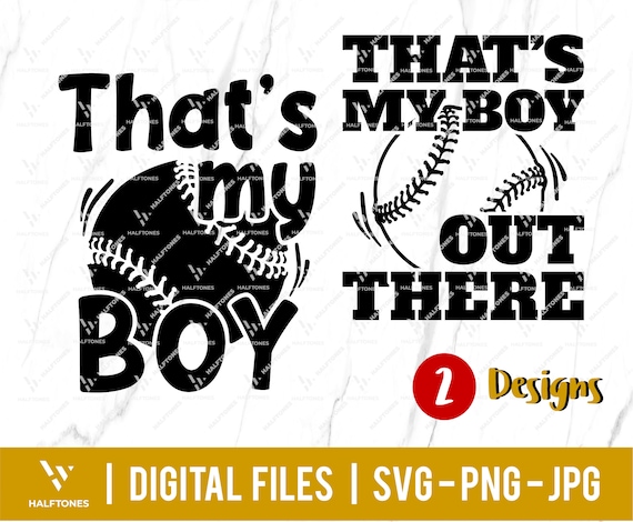 Thats My Boy Out There Svg Baseball Mom Svg Cheer Mom | Etsy