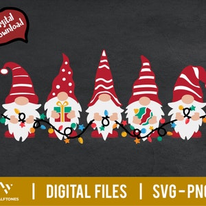 Boże Narodzenie SVG, Bożonarodzeniowy Gnom SVG, Małe Gnomy SVG, Gnom Boże Narodzenie png, Zabawne Boże Narodzenie SVG, Wesołych Świąt SVG, Słodkie Zimowe Gnomy SVG