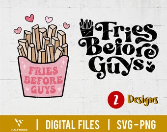 Fries Before Guys SVG, Valentine's Day svg, Love svg, Heart svg, funny valentine svg, valentine shirt svg, french fries svg | Digital files