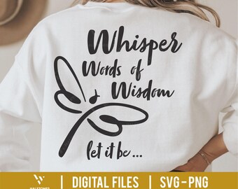 Dragonfly Mandala Whisper Words of Wisdom SVG, whisper dragonfly, words of wisdom svg, let it be svg | Digital Files svg png jpg for Cricut