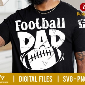 Football dad SVG, Dadlife svg, Football svg, Football daddy png, Game day svg, Cheer dad svg, Dad svg, Proud football dad svg | Digital file