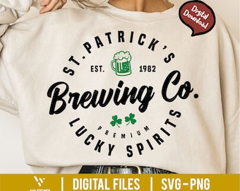 St.Patrick'sBraun Co SVG, St. Patricks Day SVG, St. Patricks Day Shirt Frauen, lustige St. Patricks, St. Pattys Day SVG, Trinking SVG, Lucky
