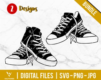 Sneaker SVG, Chucks and Pearls svg, Chucks svg, Converse Chuck Taylors svg, teen svg, shoes svg, urban | Digital file svg png jpg for Cricut