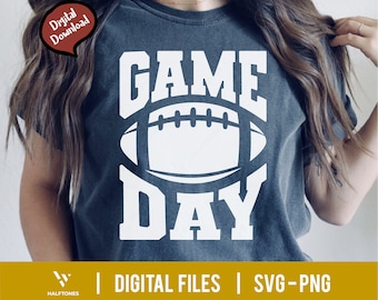 Game Day SVG, Game Day Vibes Svg, Football Svg, Sports Svg, Football Game Day Svg, Football Season svg, American Football, Game Day Shirt