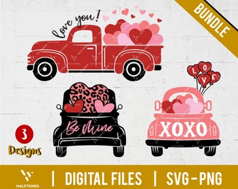 Valentine's Day red Truck Svg, Farmhouse sign Svg, Valentine's Monster Truck svg, Funny Valentines, Boys Girls Valentine Shirt |Digital file
