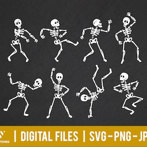 Dancing Skeleton Svg, funny halloween svg, Funny dance svg, halloween skeleton, skeleton dance cup wrap, skull skeleton svg | Digital file