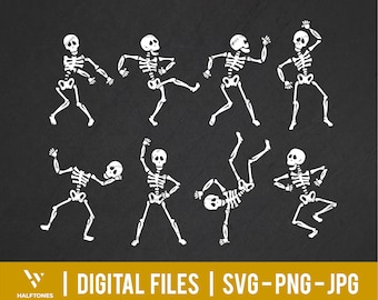 Dancing Skeleton Svg, funny halloween svg, Funny dance svg, halloween skeleton, skeleton dance cup wrap, skull skeleton svg | Digital file