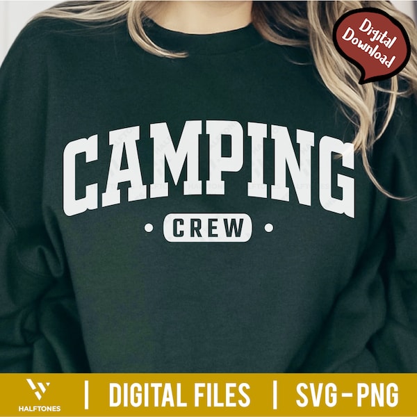 Equipo de camping svg, modo de camping svg, feliz camper svg, divertido camping svg, camping vida svg, camisa de camping svg, verano svg, vacaciones familiares svg