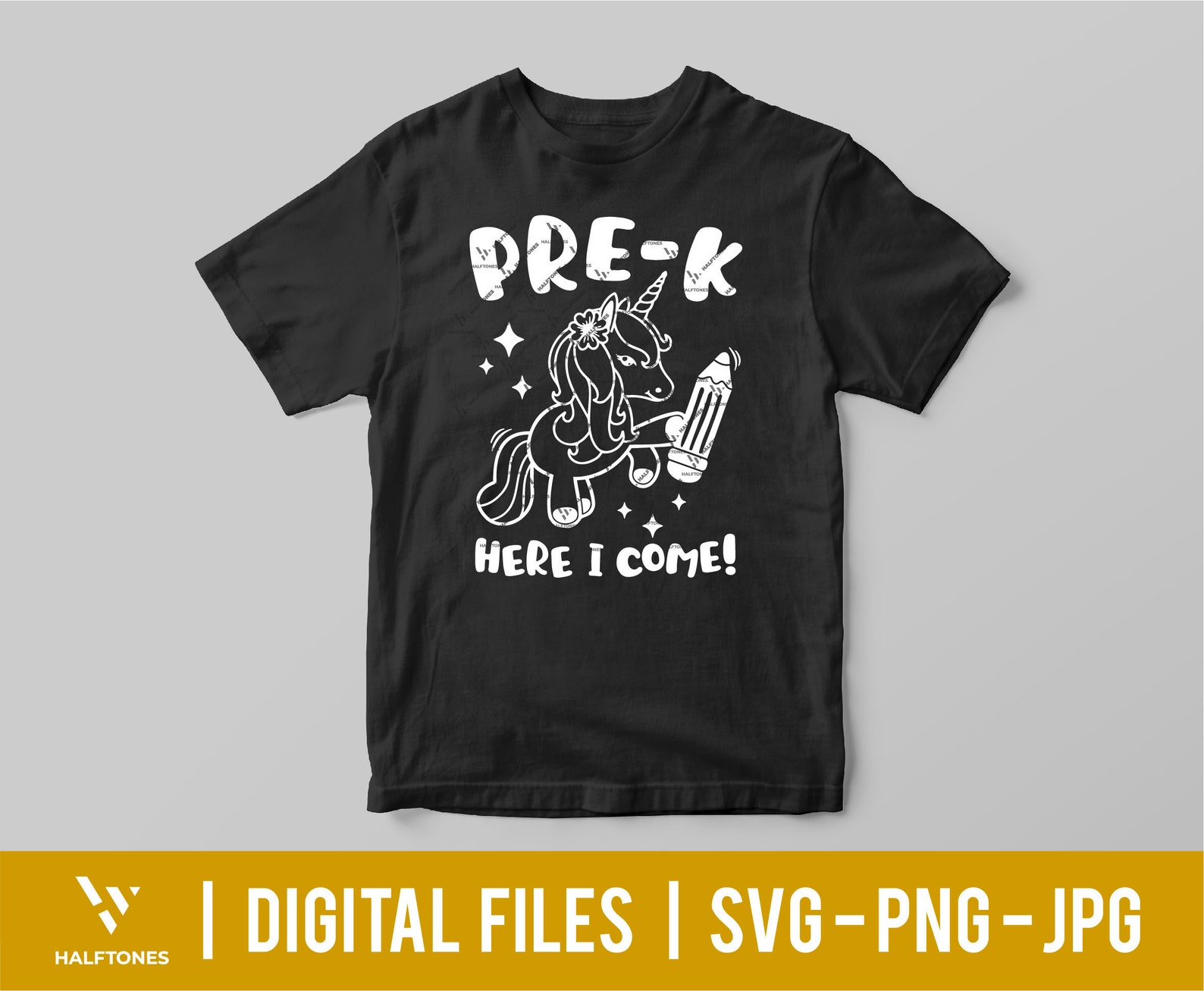 Pre-k Here I Come Unicorn Svg, Back to School Svg, Pre Kindergarten Svg ...