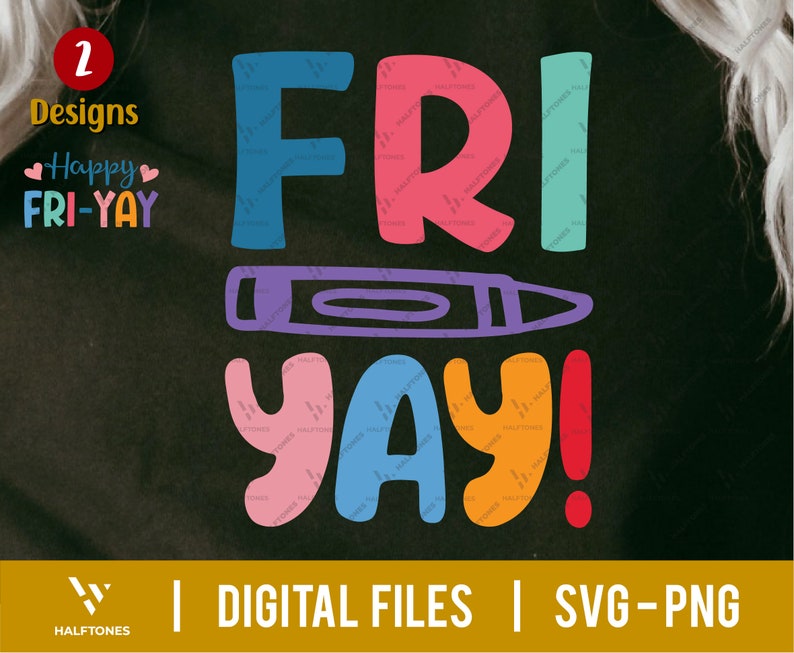 Maglietta Divertente Per Insegnanti 'Happy Fri-Yay' – Donna, Morbida, Mix Cotone E Elastan, Per Il Venerdì A Scuola O Nel Weekend