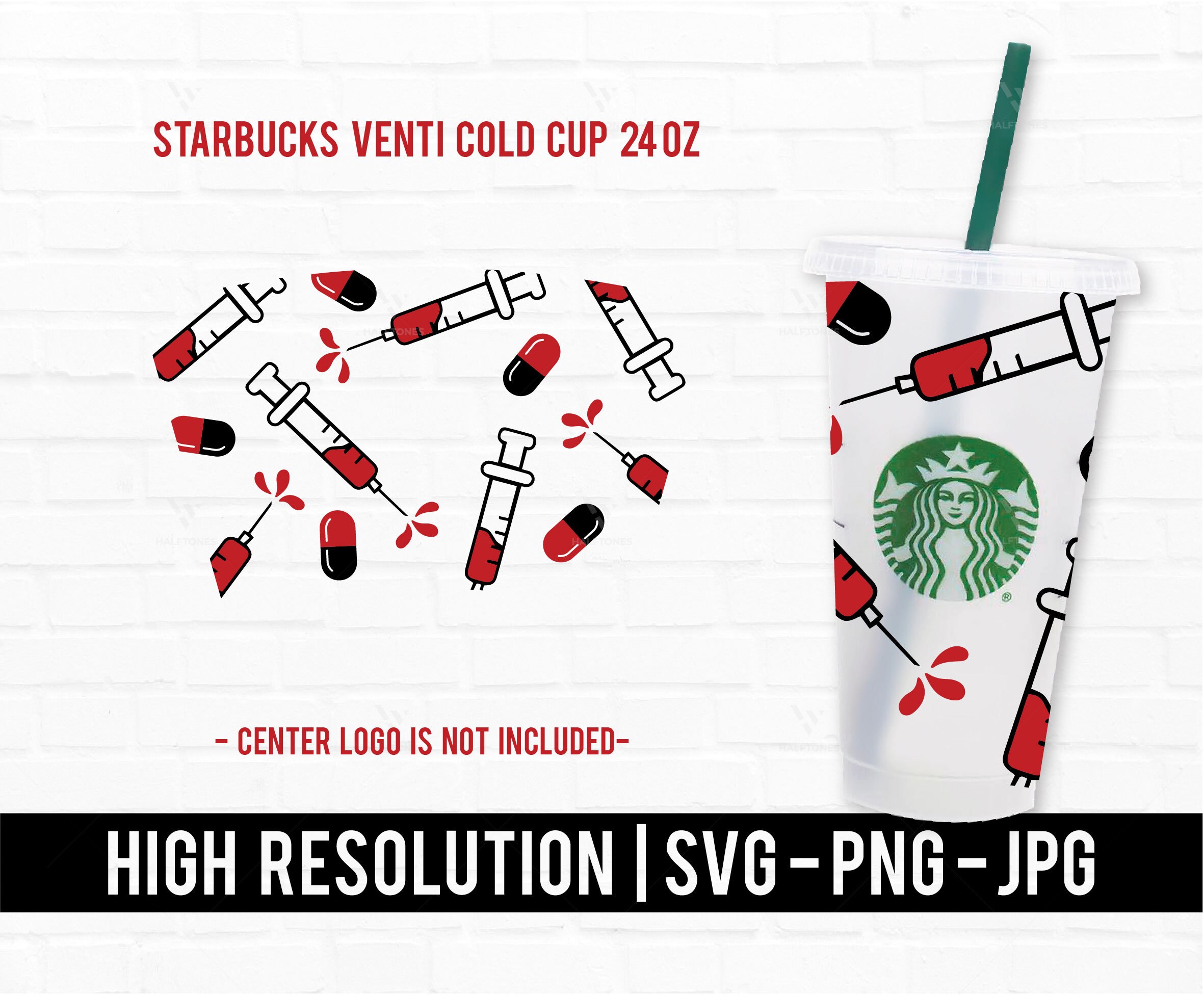 Syringe Starbucks Svg Medicine Svg 