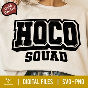 Homecoming Squad SVG, Hoco Svg, Homecoming Svg, Homecoming Game Svg ...
