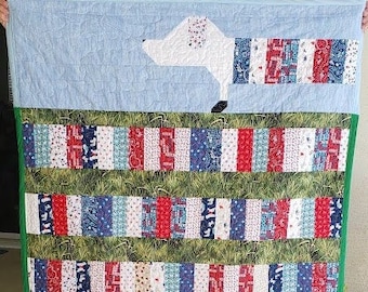 Whimsical Dachshund Quilt