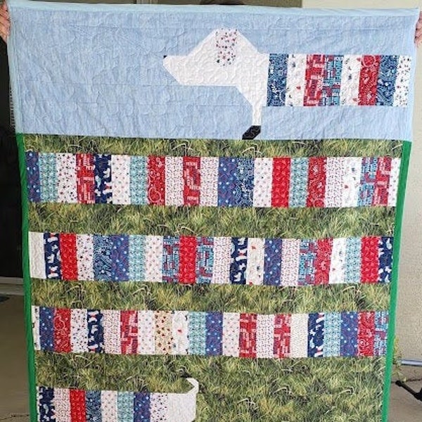Dachshund Quilt Etsy