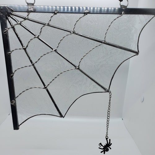 Stained Glass Spider Web