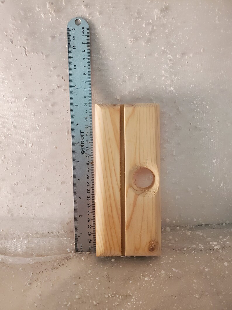 Pine Wood Stained Glass Bases Stand 4 6 8 10 12 inches Etsy