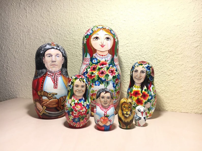Custom nesting dolls Personalized nesting dolls Private Etsy