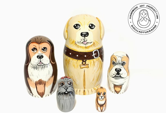 dog nesting dolls