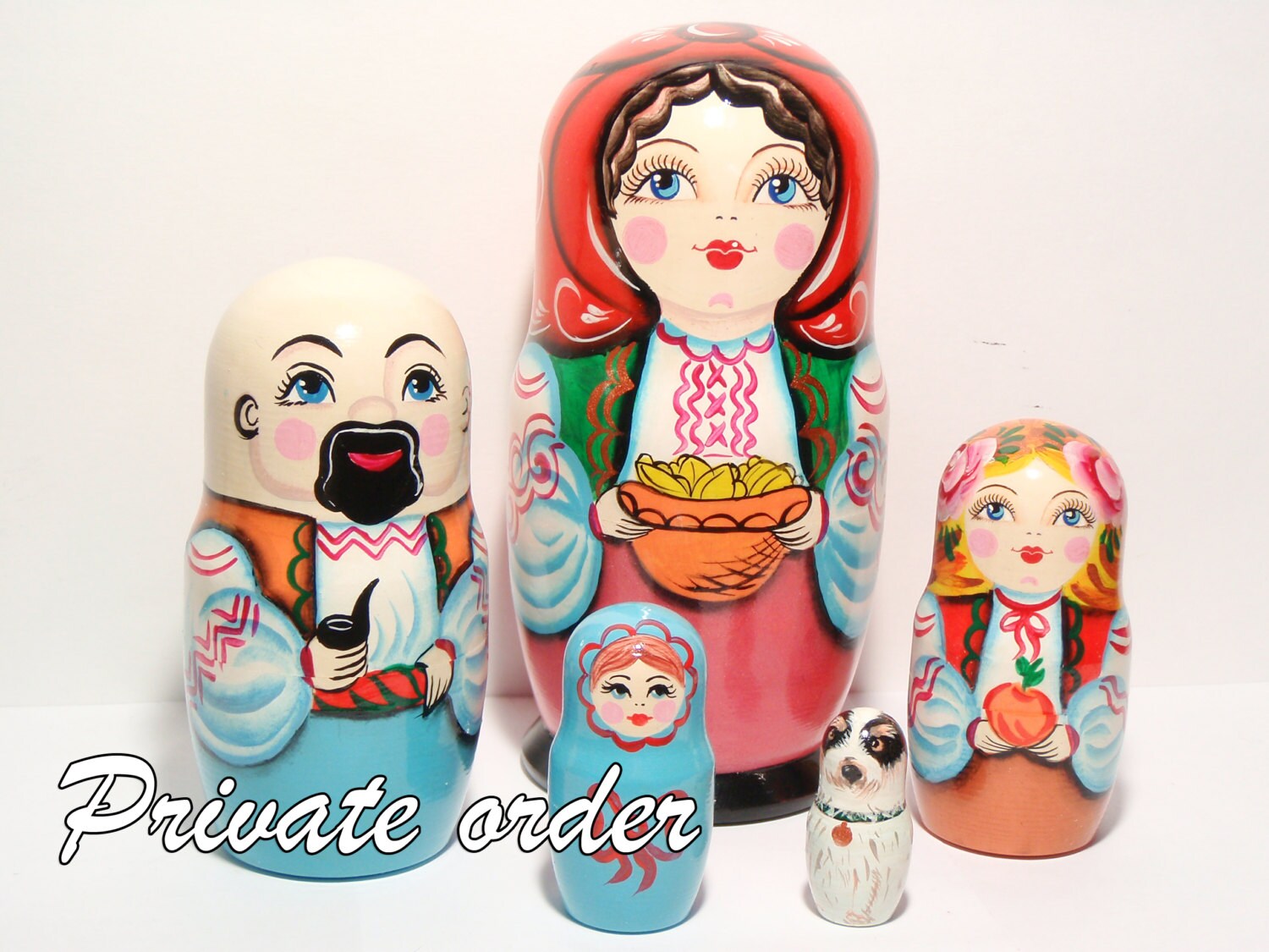 Custom nesting dolls Personalized nesting dolls Private Etsy