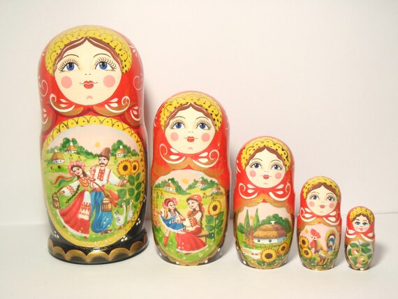 ukrainian stacking dolls