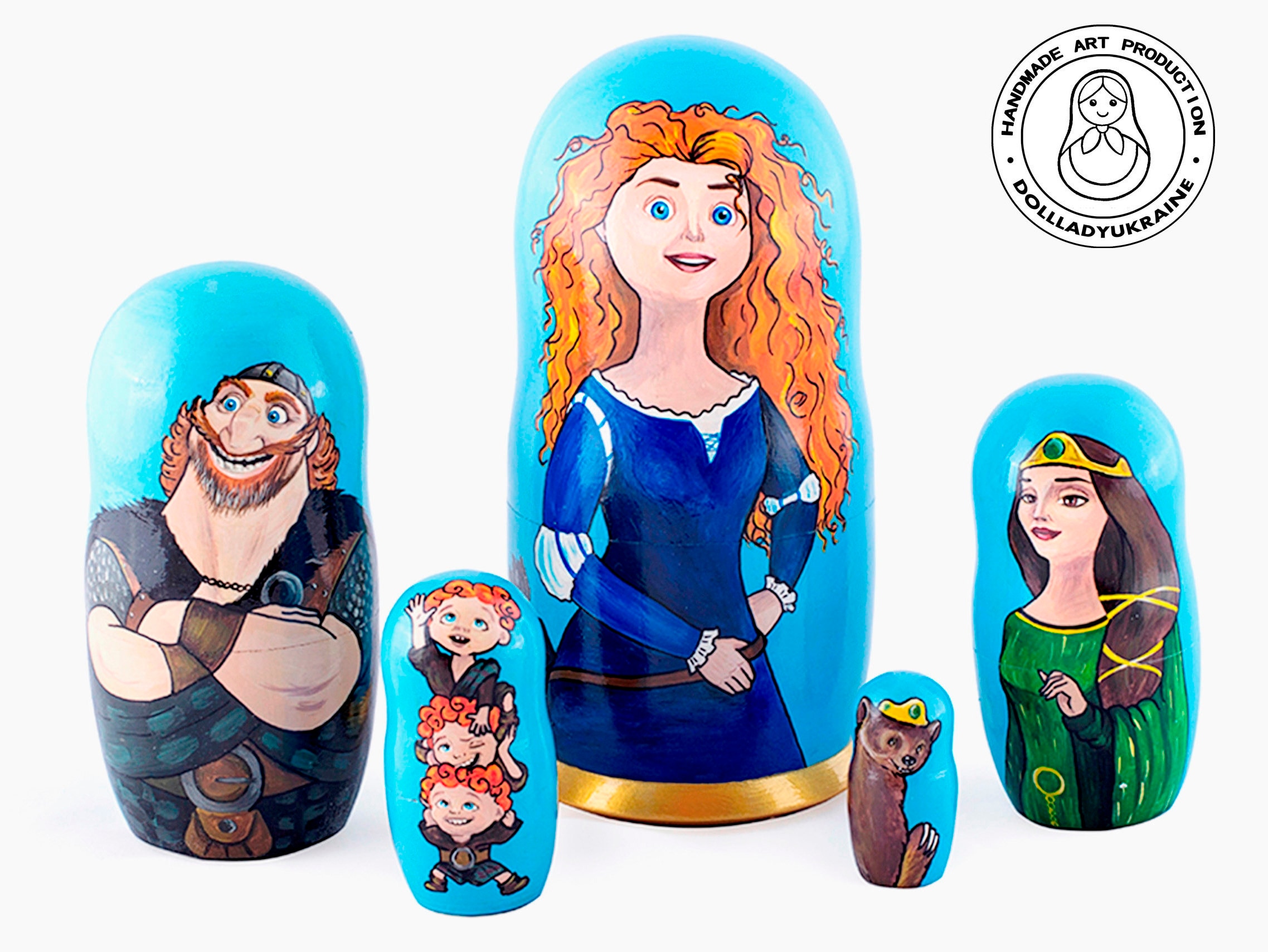 moana nesting dolls