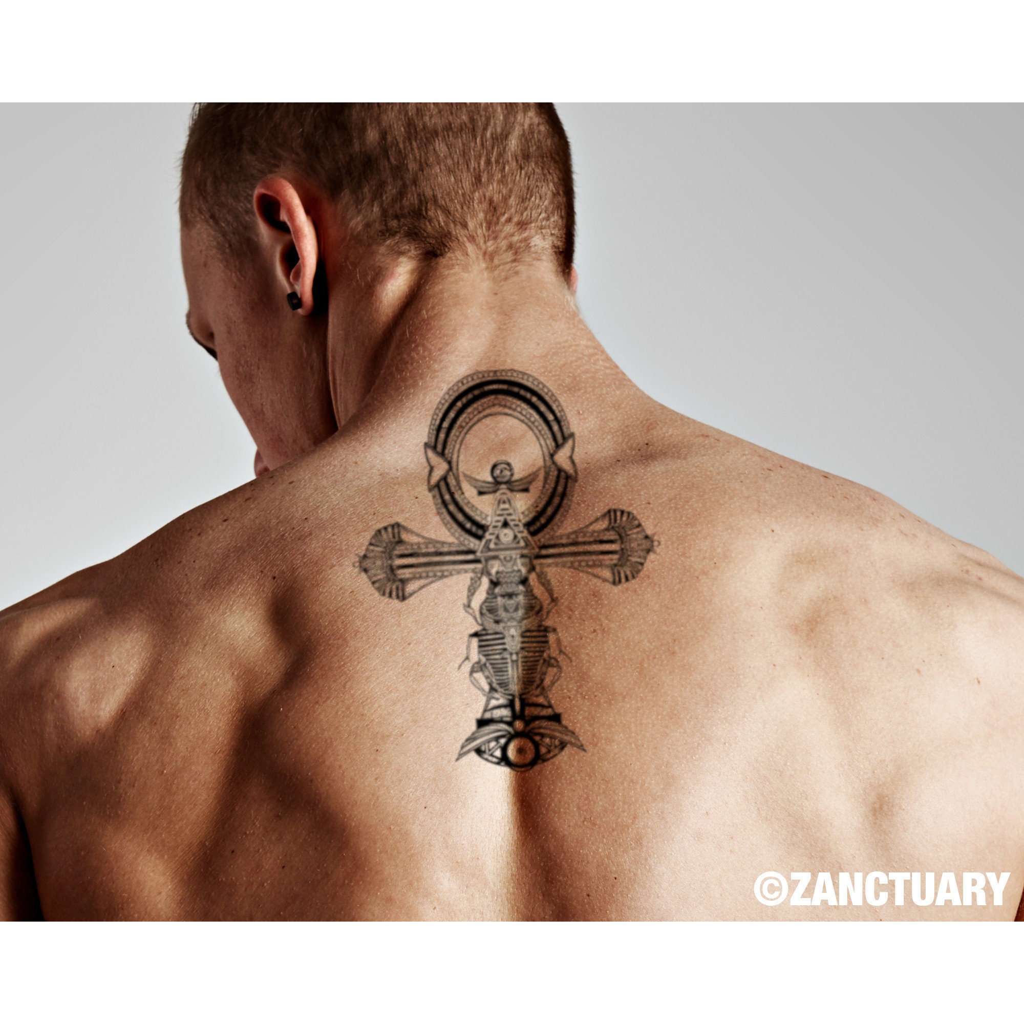 Cross Temporary Tattoo Ankh Tattoo Egyptian Cross Tattoo - Etsy Australia