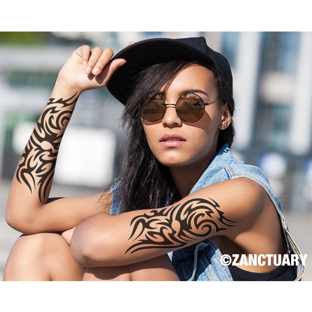Amazon.com : Fake Totem Sleeve Tattoos Stickers Full Arm Tribal Totem  Temporary Tattoos Sleeves for Adult Kids Women Makeup, 8-Sheet : Beauty &  Personal Care