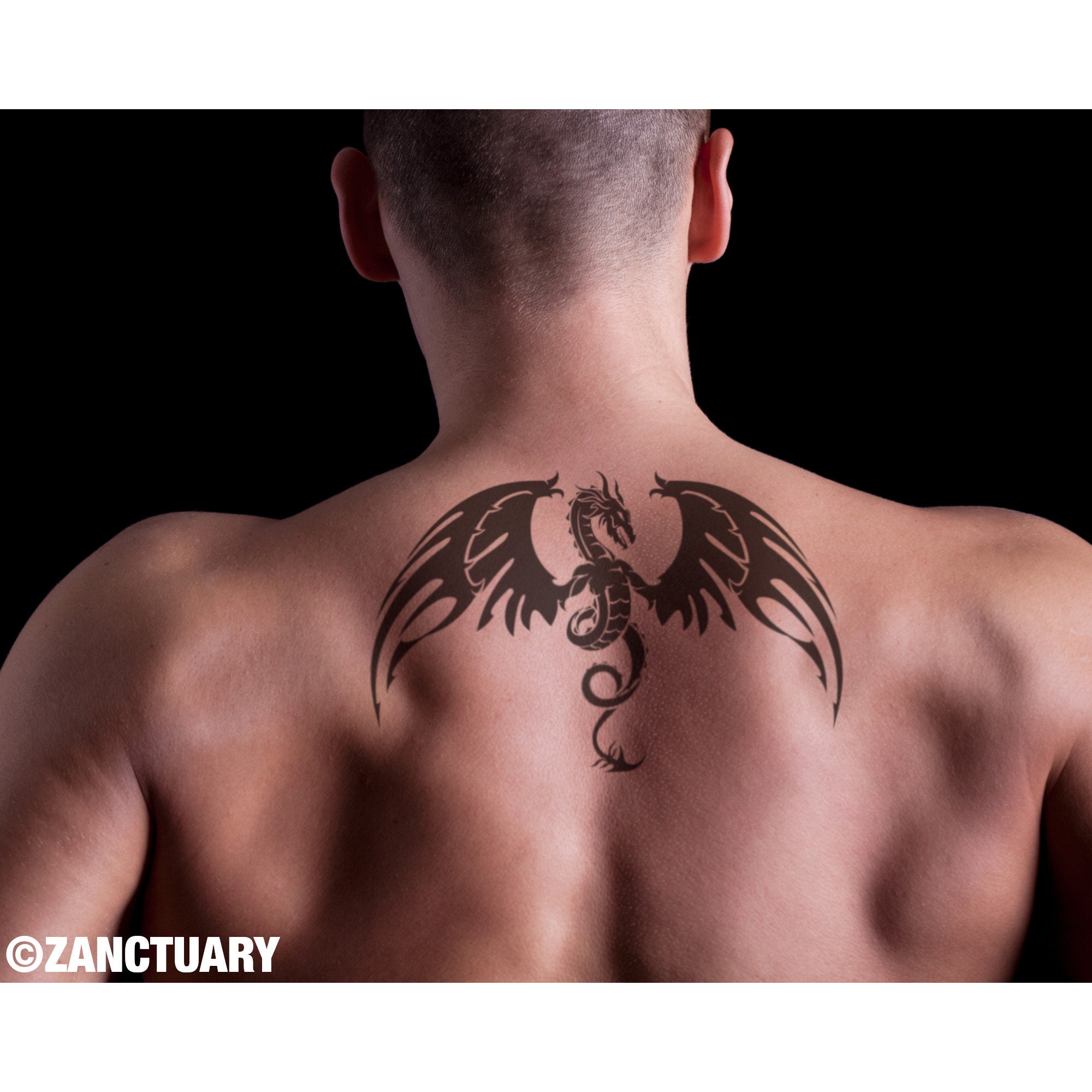 Tribal Drache Fake Tattoo Tribal Drache Tattoo Für Den Rücken Drachen  Temporary Tattoo Tribal Tattoo für Männer Tatouage Temporaire Tätowierung -  Etsy.de