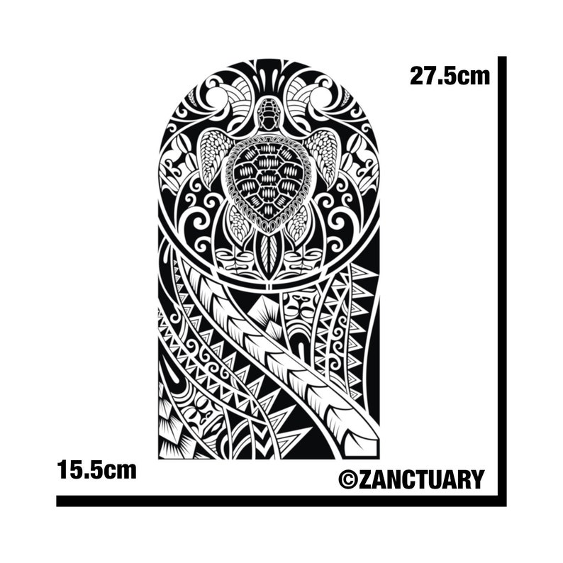 Maori Temporary Tattoo Sleeve for Man Maori Tattoo Sleeve Polynesian Tattoo Tribal Tattoo Maori Fake Tattoo Sleeve Faux Tatouage Temporaire image 3