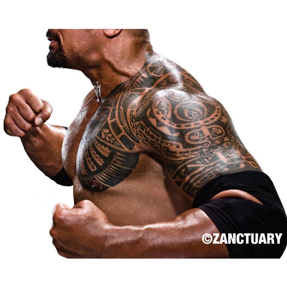 the rock maori tattoos