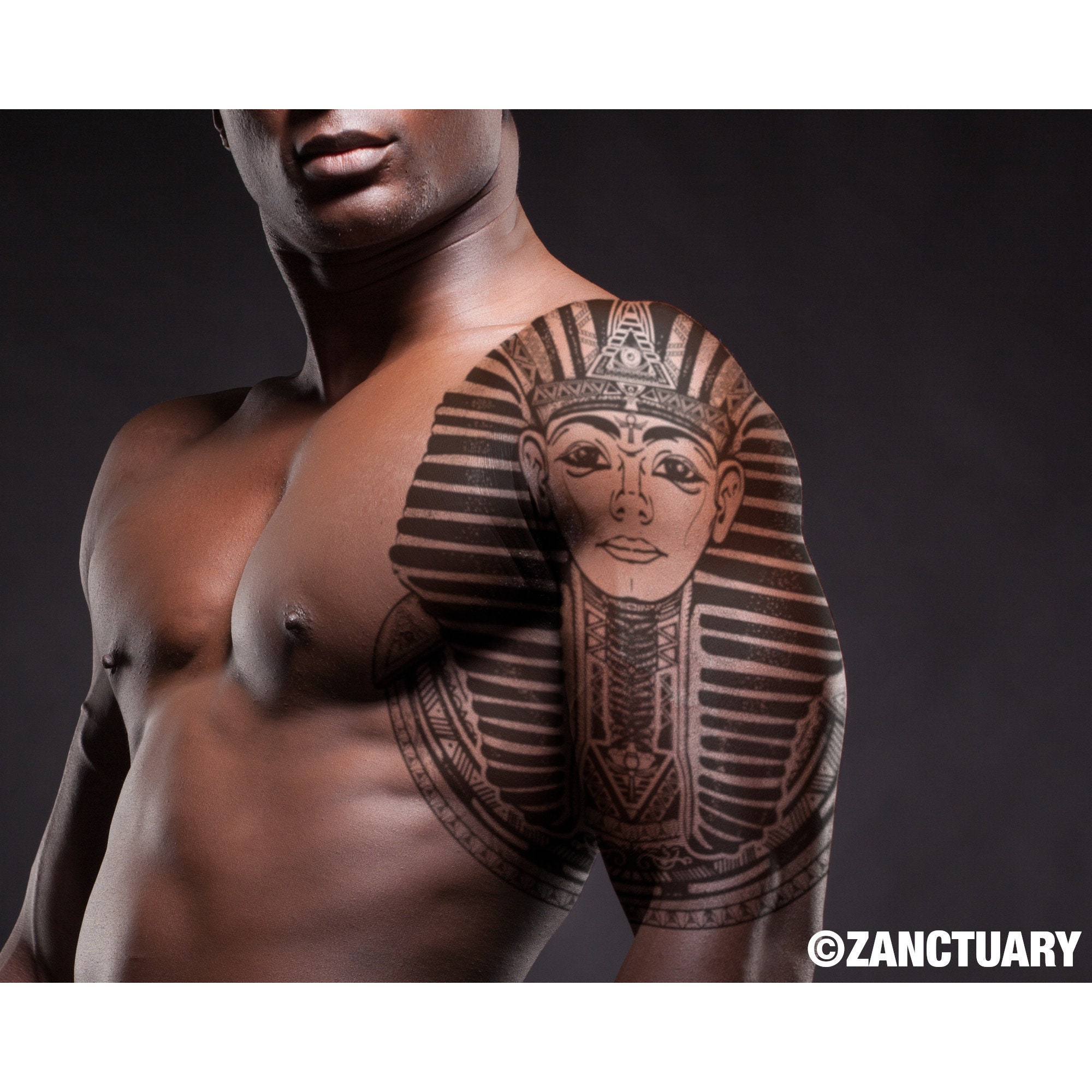 Beginning of an Egyptian full arm #tattoo #tiktoktattoo #egypt #egypti... |  TikTok