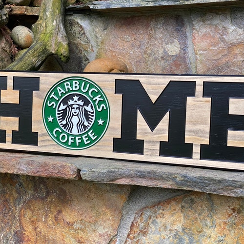 Starbucks Sign Etsy