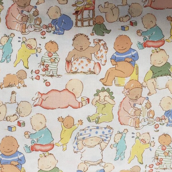 BABIES fabric by Alexander Henry  / Sold by the Yard / Quilting / Sewing/ Crafting