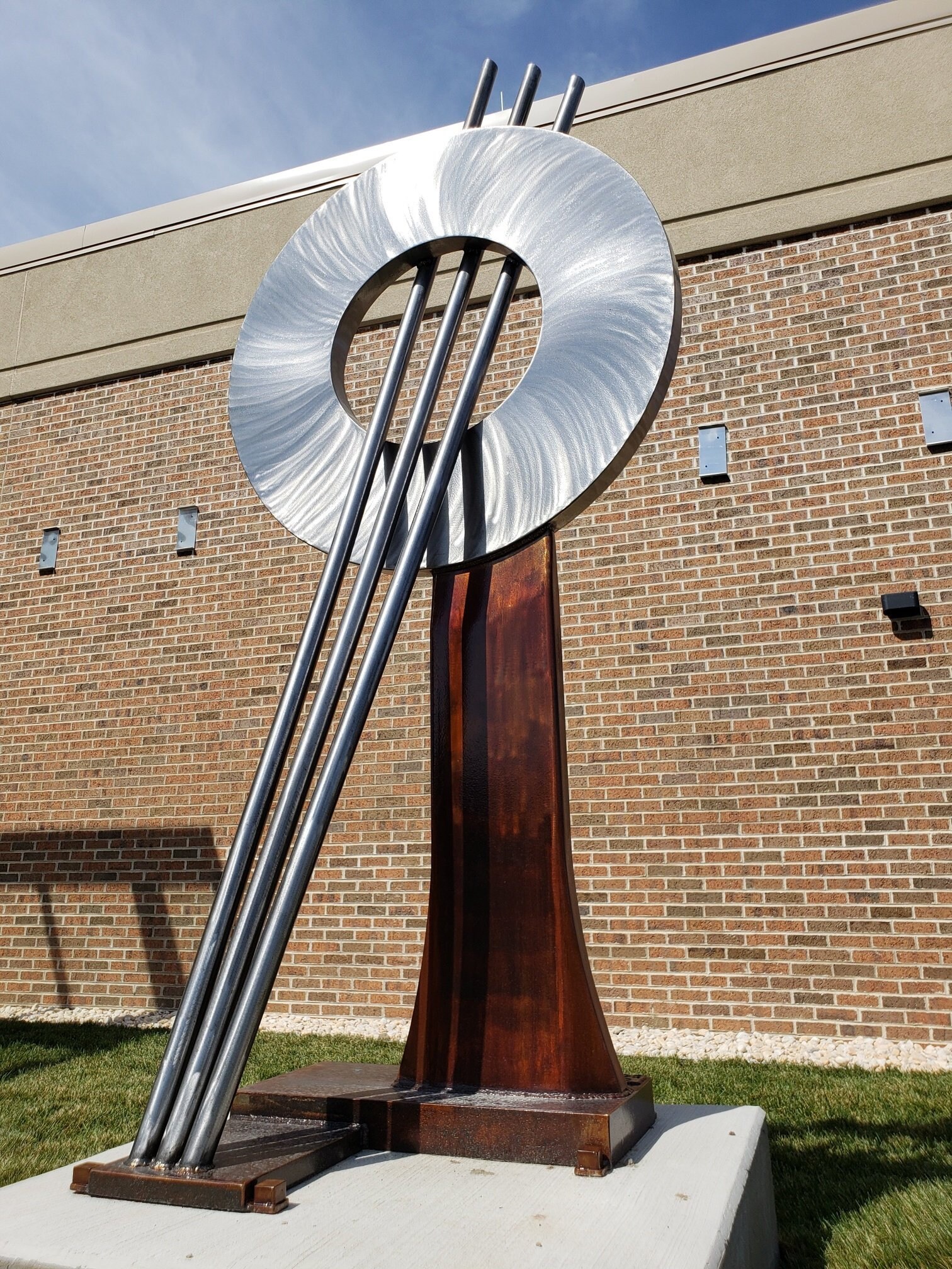 Metal Sculpture-garden Art-office Art-public Art-abstract