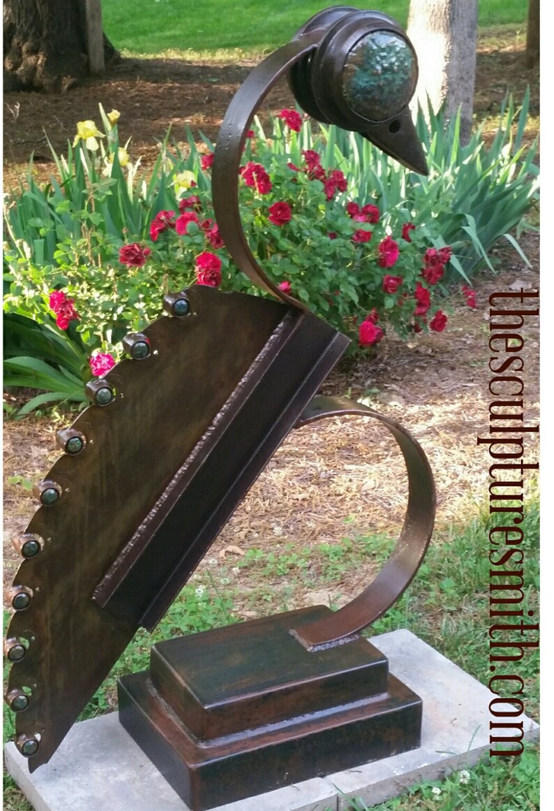 Metal Sculpturemetal Artsculptureabstract Sculptureoutdoor Etsy
