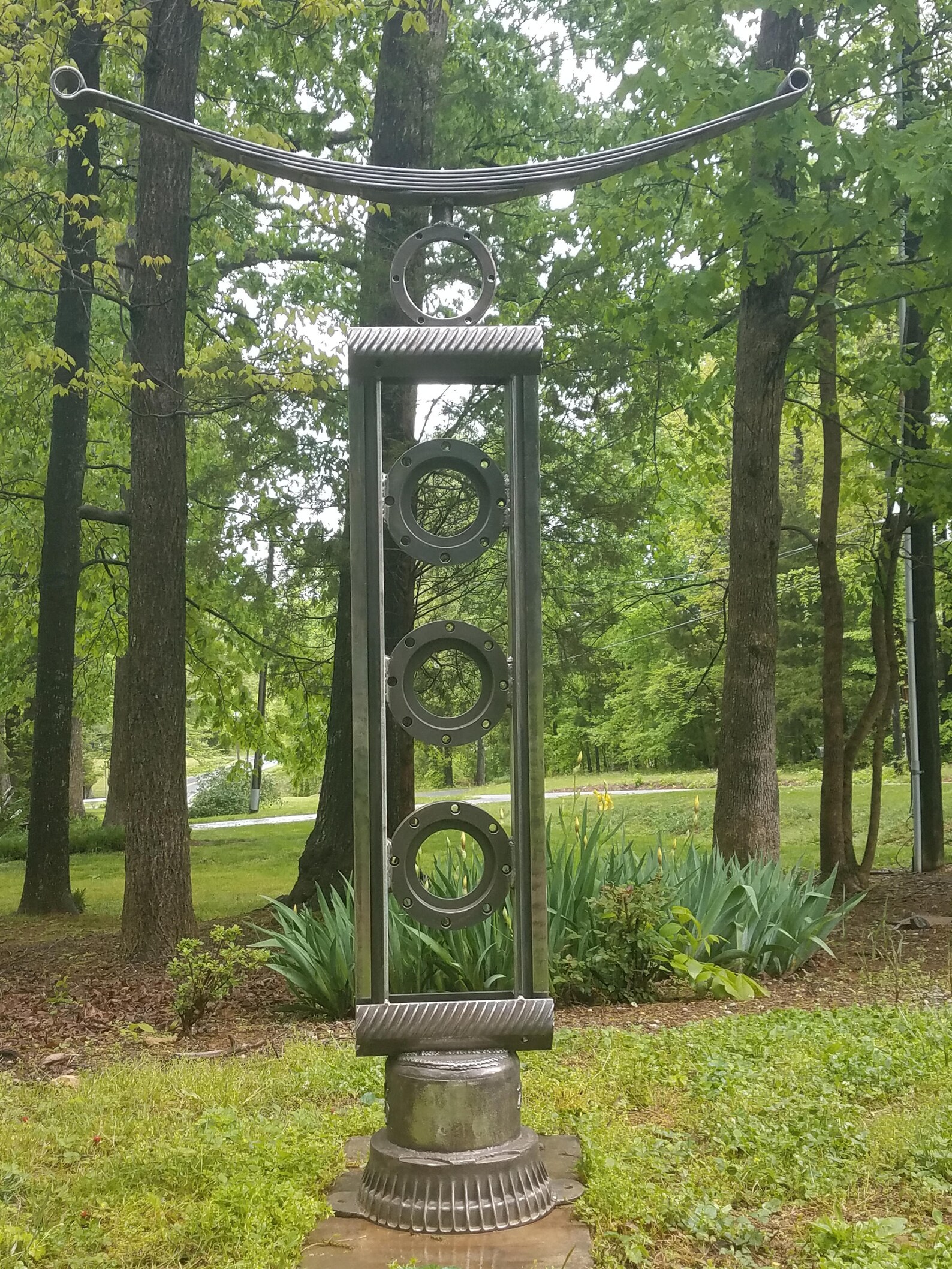 Japanese Metal Sculptureoutdoor Sculptureindoor Etsy