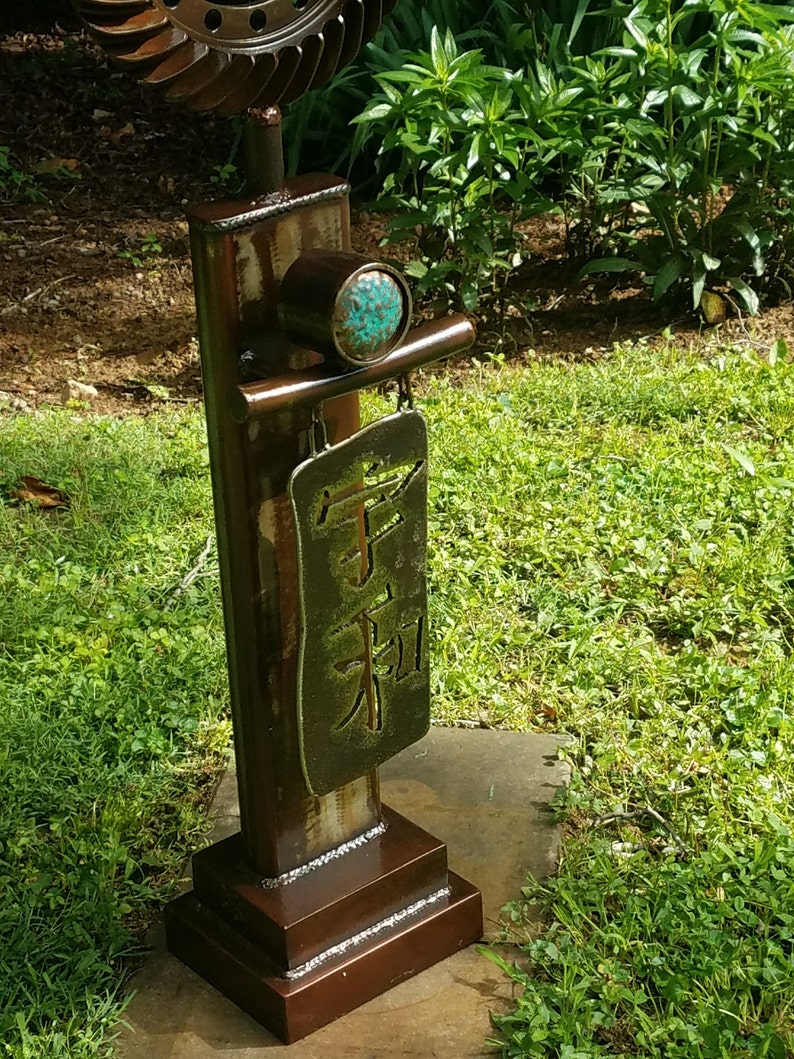 Asian sculptureJapanese artMetal SculptureAbstract Etsy